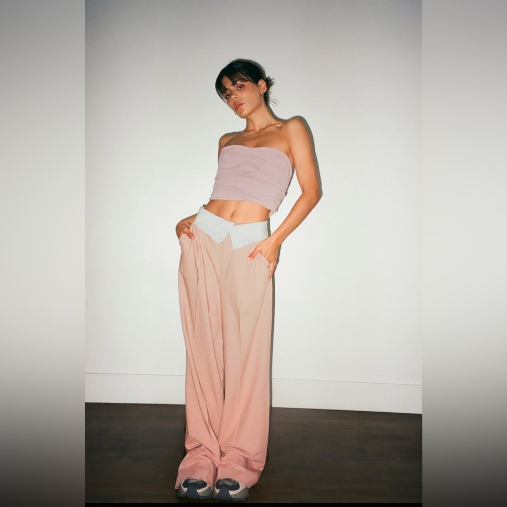 Zara FULL-LENGTH MENSWEAR STYLE PANTS